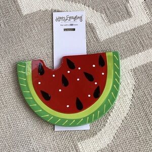 Happy Everything Large Watermelon plate attachment. EUC